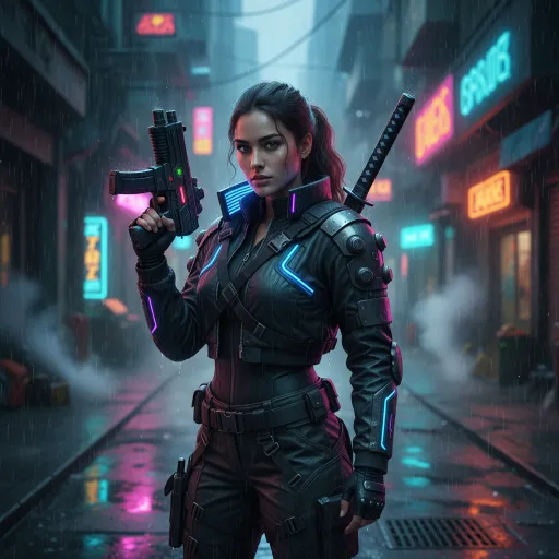 Cyberpunk AI Photos 6