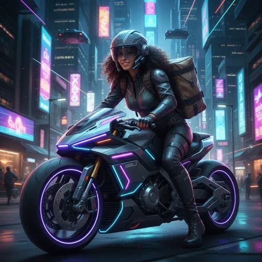 Cyberpunk AI Photos 10