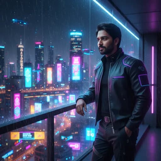 Cyberpunk AI Photos 12